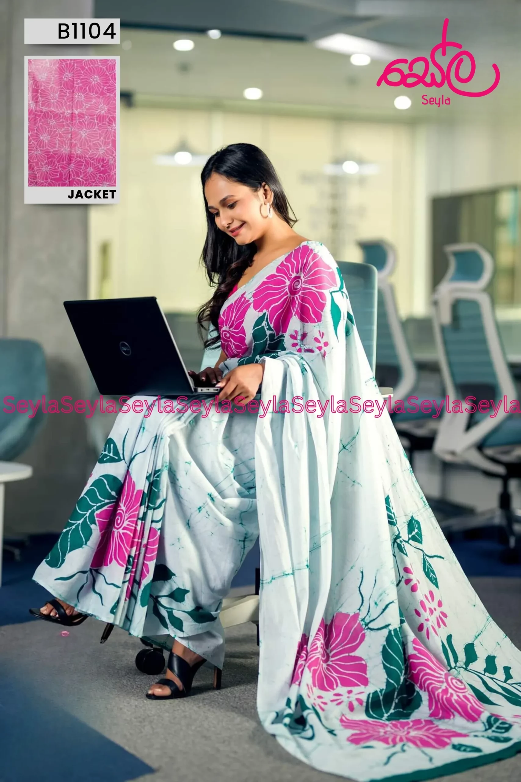 Seyla Batik Saree (110)